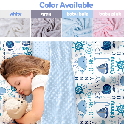 Personalized Nap Mat Ocean 02 Edition