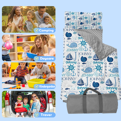 Personalized Nap Mat Ocean 02 Edition
