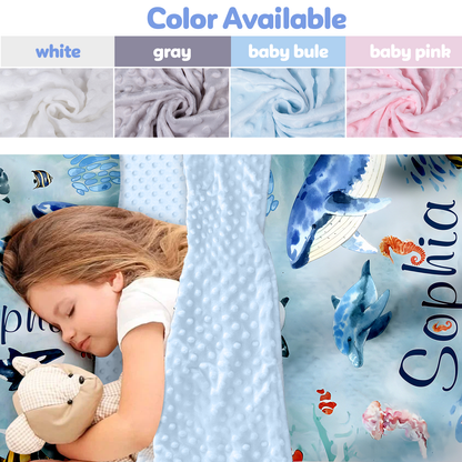 Personalized Nap Mat Ocean 03 Edition