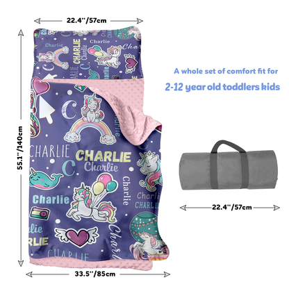 Personalized Nap Mat Unicorn 04 Edition
