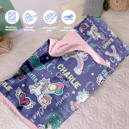 Personalized Nap Mat Unicorn 04 Edition
