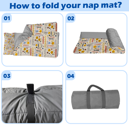 Personalized Nap Mat Monogrammed 07 Edition