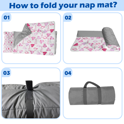 Personalized Nap Mat Monogrammed 08 Edition
