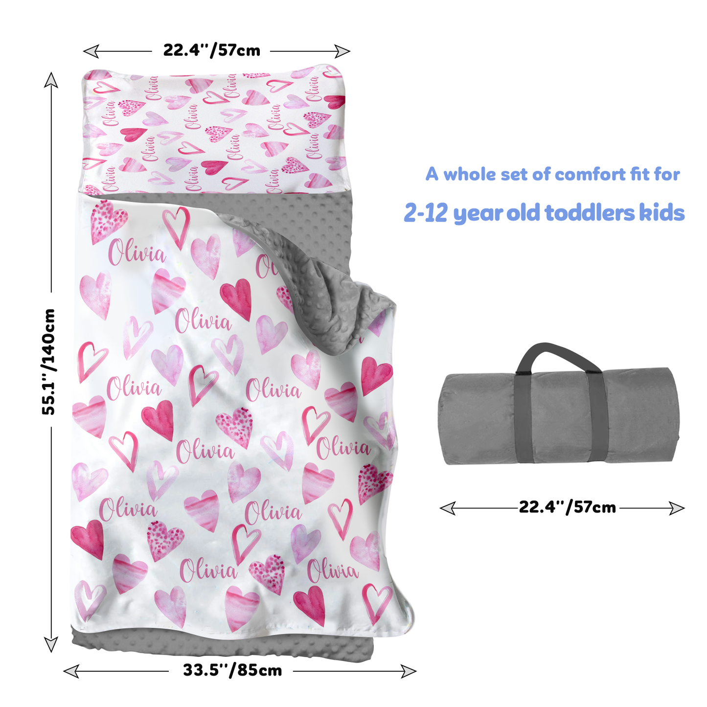 Personalized Nap Mat Monogrammed 08 Edition