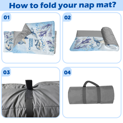 Personalized Nap Mat Ocean 05 Edition