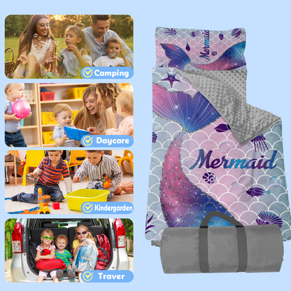 Personalized Nap Mat Mermaid 03 Edition