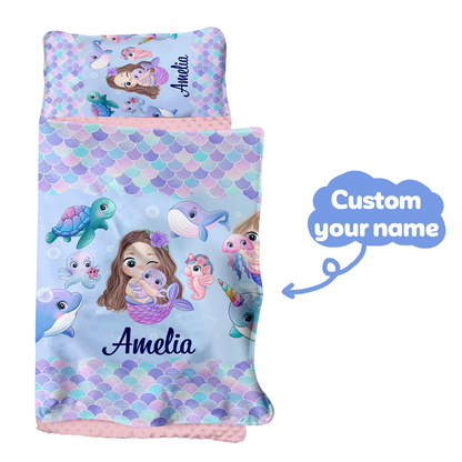 Personalized Nap Mat Mermaid 04 Edition
