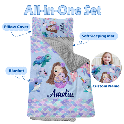 Personalized Nap Mat Mermaid 04 Edition