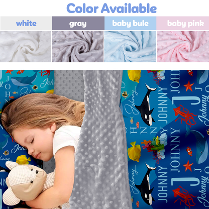 Personalized Nap Mat Ocean 06 Edition