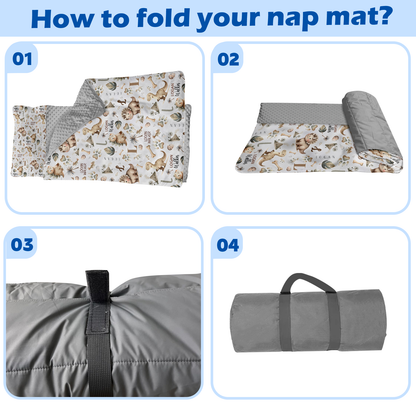 Personalized Nap Mat Dinosaur 11 Edition