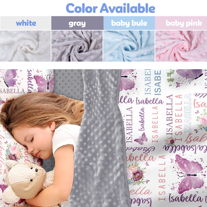 Personalized Nap Mat Butterfly 02 Edition