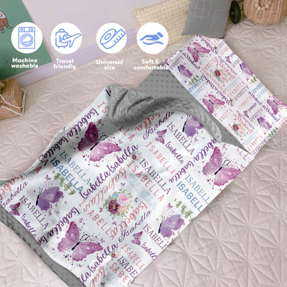 Personalized Nap Mat Butterfly 02 Edition
