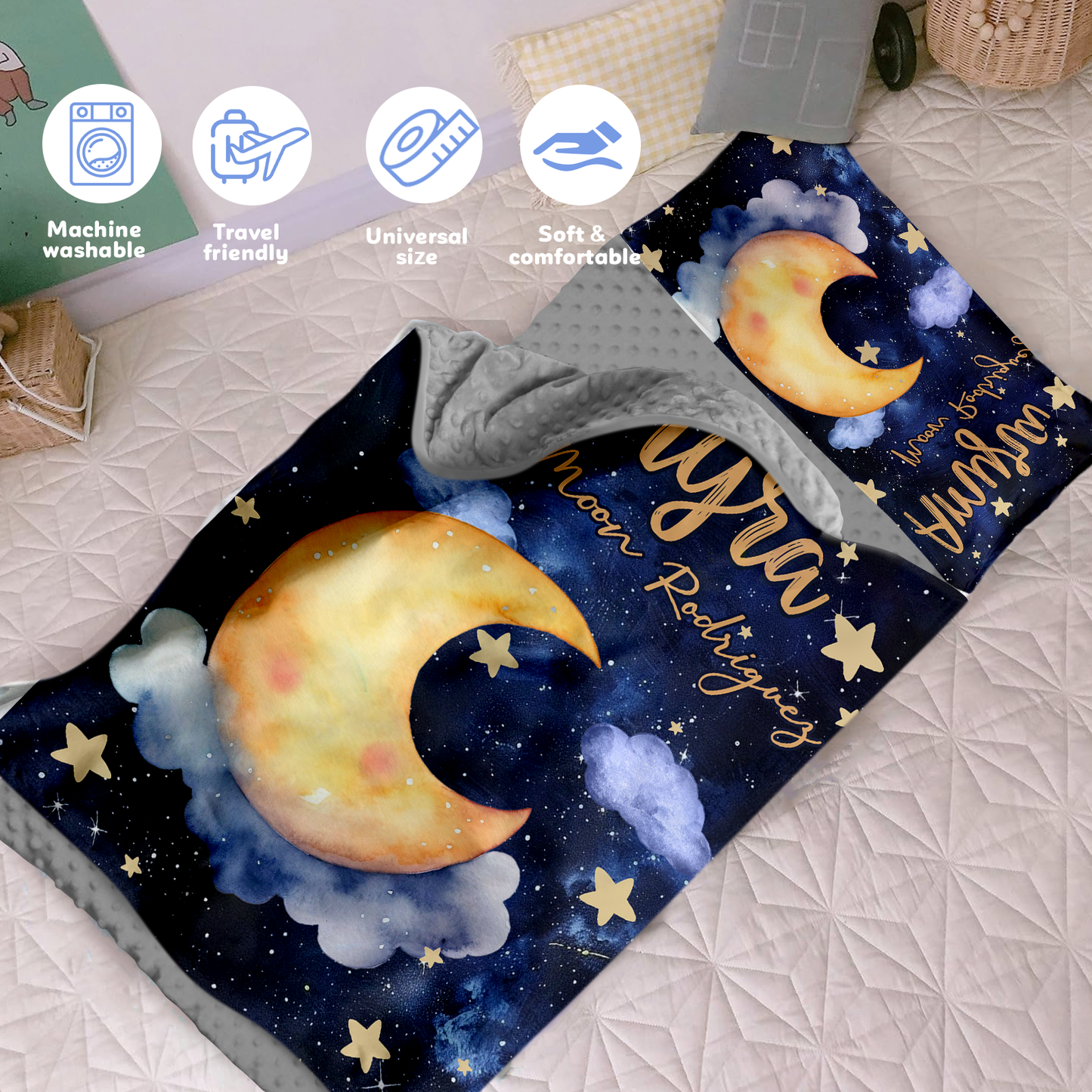 Personalized Nap Mat Space 03 Edition