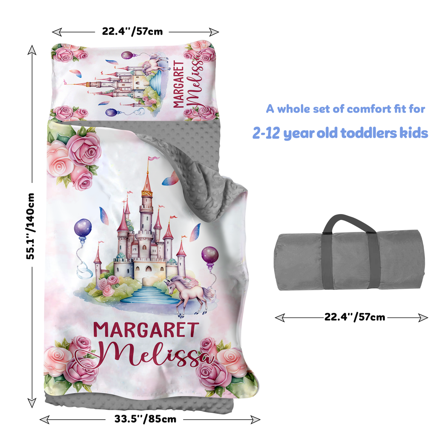 Personalized Nap Mat Princess 04 Edition