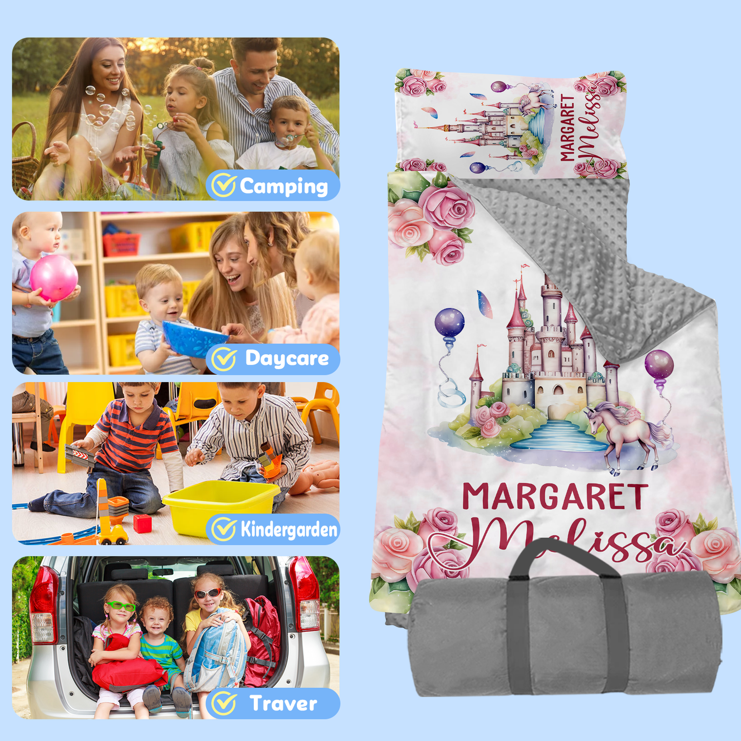 Personalized Nap Mat Princess 04 Edition