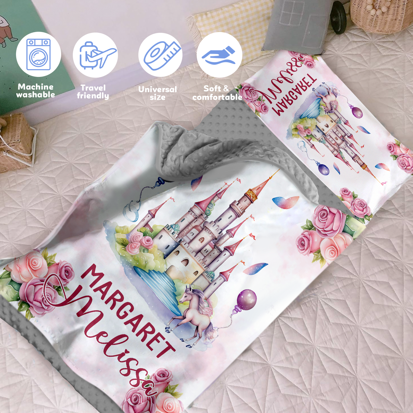 Personalized Nap Mat Princess 04 Edition