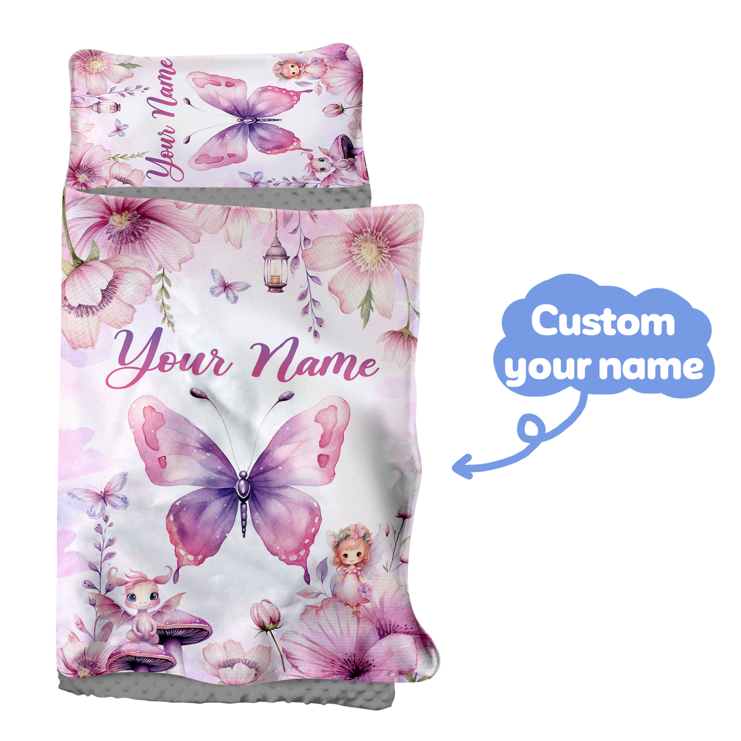 Personalized Nap Mat Butterfly 03 Edition