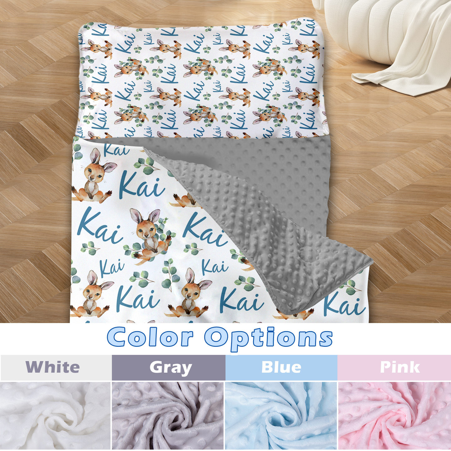 Personalized Nap Mat Kangaroo Edition