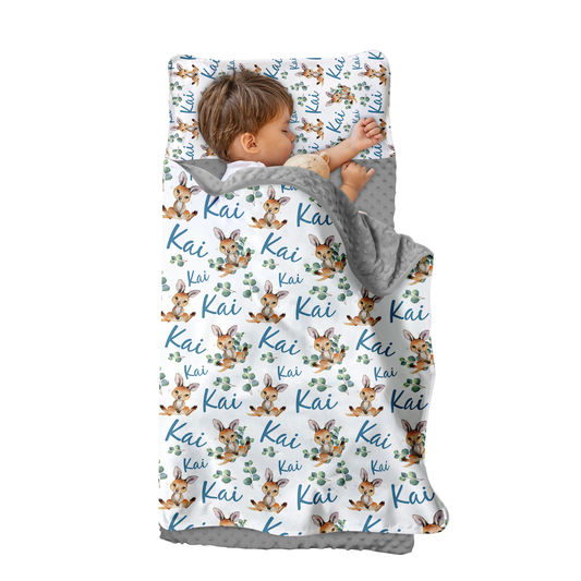 Personalized Nap Mat Kangaroo Edition