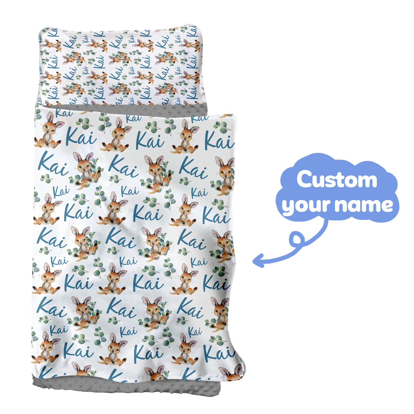 Personalized Nap Mat Kangaroo Edition