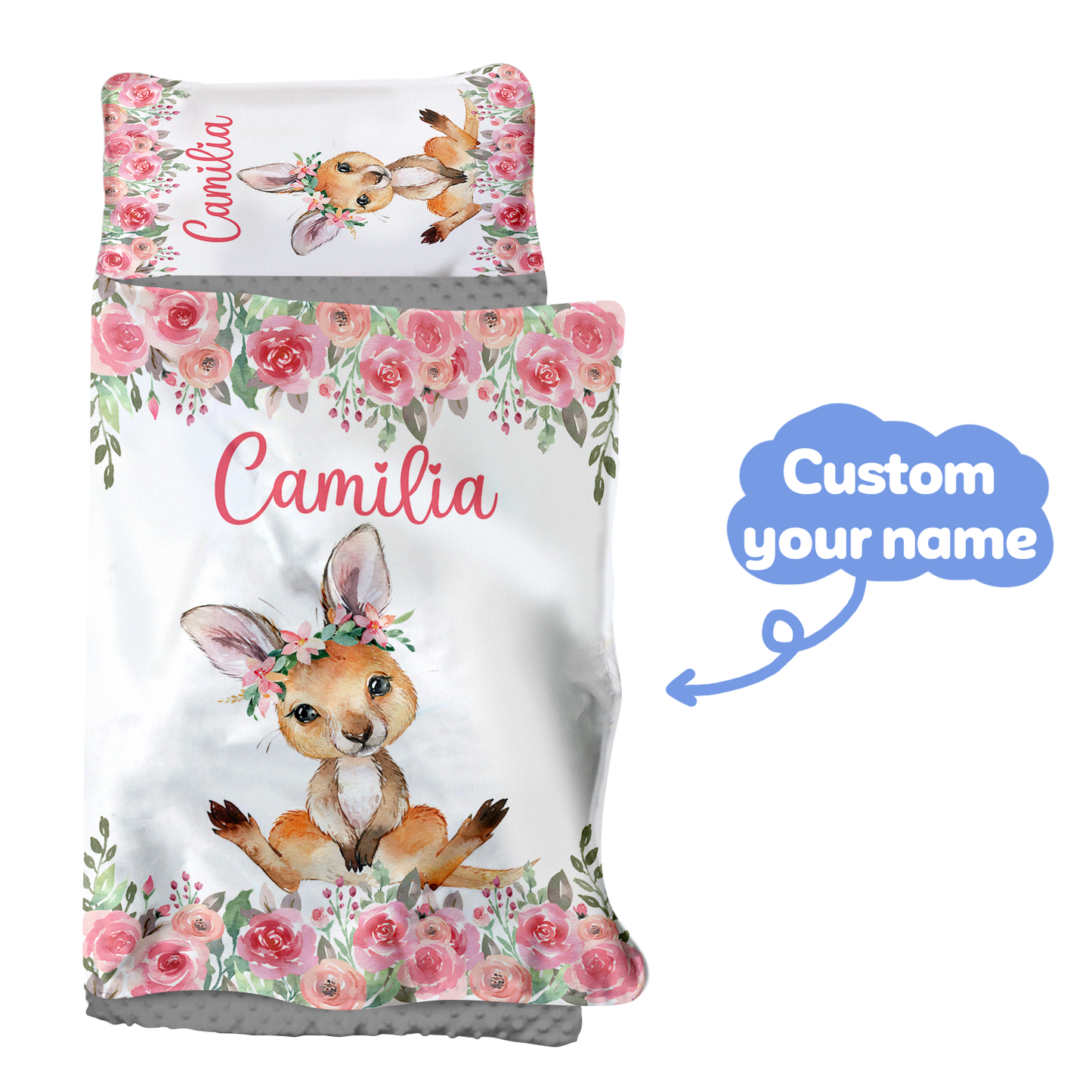 Personalized Nap Mat Kangaroo 03 Edition