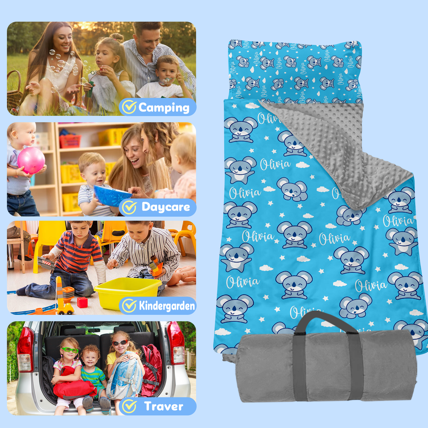Personalized Nap Mat Koala Edition