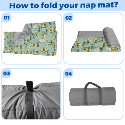 Personalized Nap Mat Avocado 02 Edition