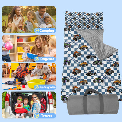 Personalized Nap Mat Monster Truck 03 Edition