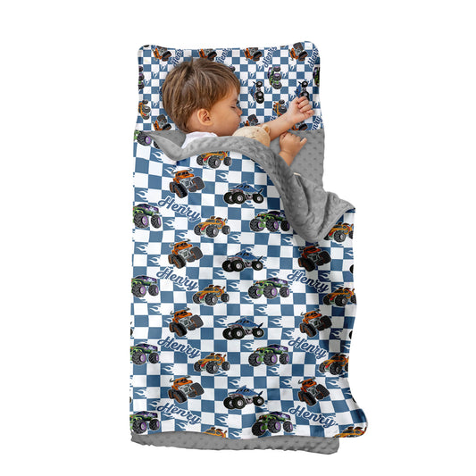 Personalized Nap Mat Monster Truck 03 Edition