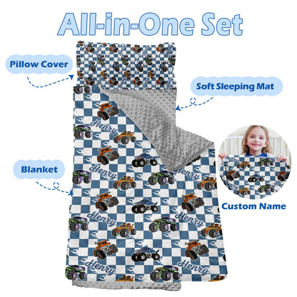 Personalized Nap Mat Monster Truck 03 Edition