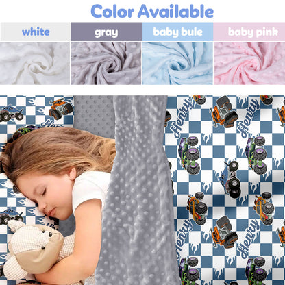 Personalized Nap Mat Monster Truck 03 Edition