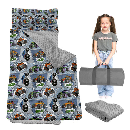 Personalized Nap Mat Monster Truck 04 Edition