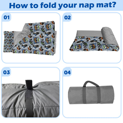 Personalized Nap Mat Monster Truck 04 Edition