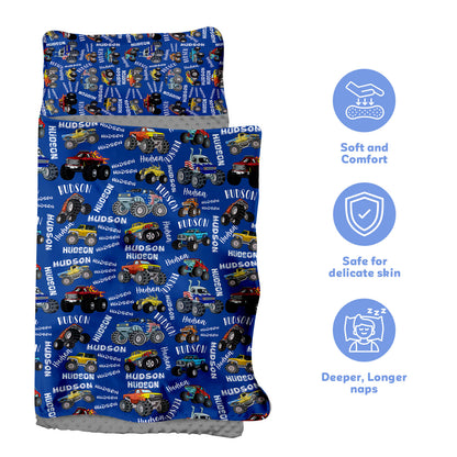 Personalized Nap Mat Monster Truck 05 Edition