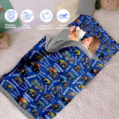 Personalized Nap Mat Monster Truck 05 Edition