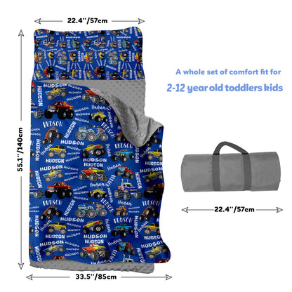 Personalized Nap Mat Monster Truck 05 Edition