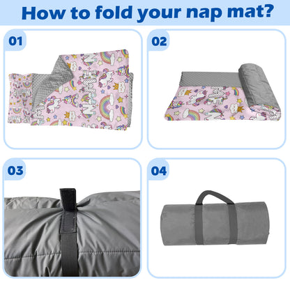 Personalized Nap Mat Unicorn 06 Edition
