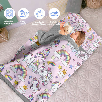 Personalized Nap Mat Unicorn 06 Edition