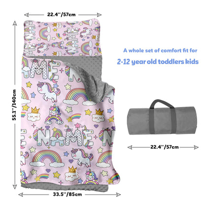 Personalized Nap Mat Unicorn 06 Edition