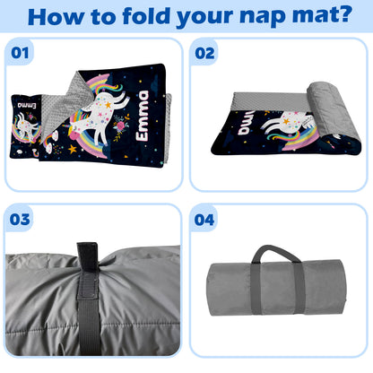 Personalized Nap Mat Unicorn 07 Edition
