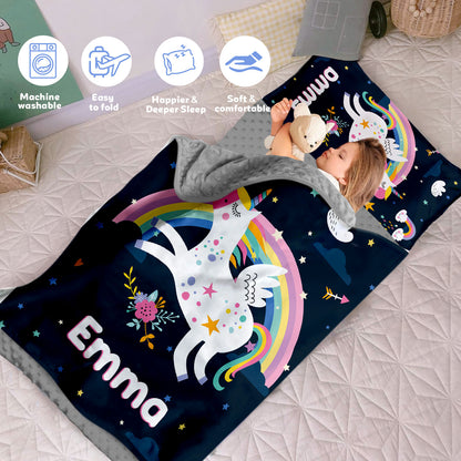 Personalized Nap Mat Unicorn 07 Edition
