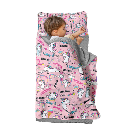 Personalized Nap Mat Unicorn 08 Edition