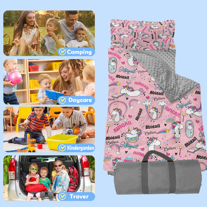 Personalized Nap Mat Unicorn 08 Edition