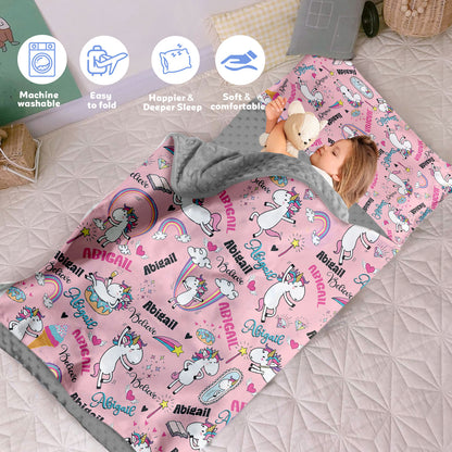 Personalized Nap Mat Unicorn 08 Edition